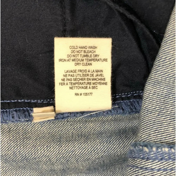 NWT Ulla Johnson Alex Mid-Rise Lace-Up Medium Wash Flared Leg Jeans Size 8 - Picture 5 of 6